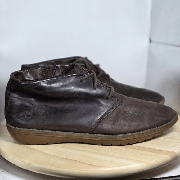 Timberland Earthkeepers 5949R Front Travel Brown Leather Chukka Mens Boots.Sz 11 - Picture 3 of 9